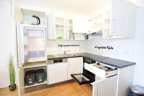 Kitchen, Flataid Apartments Stadion & Messe Graz in Liebenau Kitchen, Flataid Apartments Stadion & Messe Graz in Liebenau