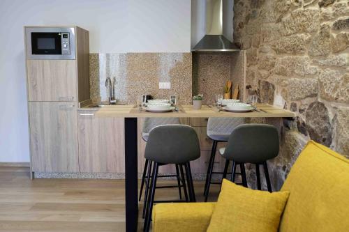 Konyha, A Quinta de Cea - Apartamentos in Casarellos Konyha, A Quinta de Cea - Apartamentos in Casarellos