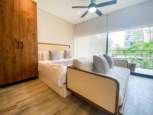 Spacious and Elegant Studio with Pool, Gym, Temazcal