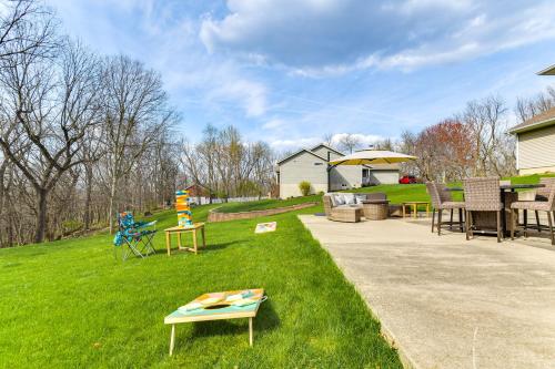 Rock Island Home with Private Yard and Fire Pit Table! in Rock Island Rock Island Home with Private Yard and Fire Pit Table! in Rock Island