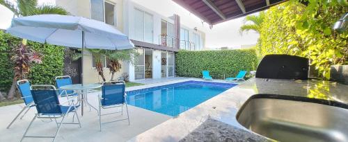 수영장, Encantadora CASA Piscina priv, Aire Acon, Wi-fi TV in 리카우르테 수영장, Encantadora CASA Piscina priv, Aire Acon, Wi-fi TV in 리카우르테
