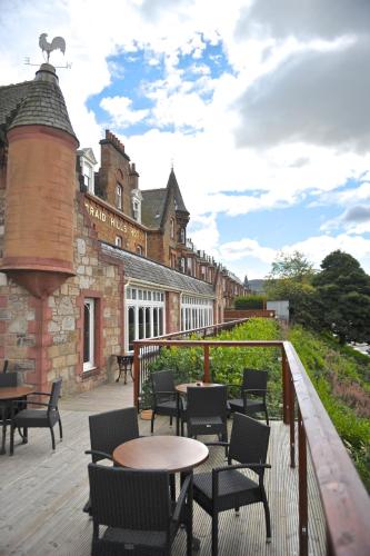 Balcony/terrace, Braid Hills Hotel in Edinburgh Balcony/terrace, Braid Hills Hotel in Edinburgh