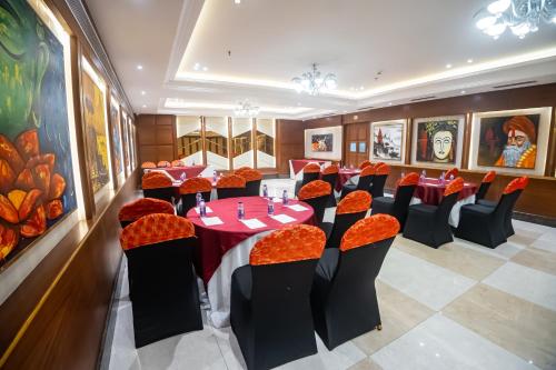 宴會廳, Arcadia Hotel in 瓦拉納西 宴會廳, Arcadia Hotel in 瓦拉納西