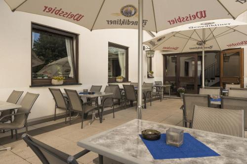 Balcony/terrace, Hotel Restaurant Hasfeld in Uberherrn Balcony/terrace, Hotel Restaurant Hasfeld in Uberherrn