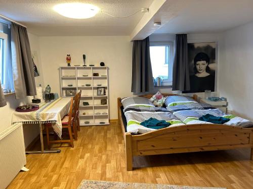 Ágy, Privatzimmer mit eigenem Bad und Blick auf den Rhein in Osterspai Ágy, Privatzimmer mit eigenem Bad und Blick auf den Rhein in Osterspai