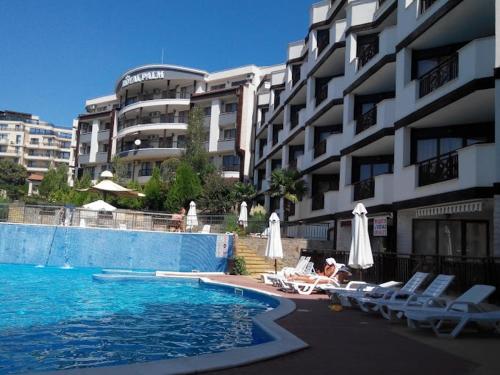 مسبح, ROYAL PALM 84 Studio Sveti Vlas in سفيتي فلاس مسبح, ROYAL PALM 84 Studio Sveti Vlas in سفيتي فلاس