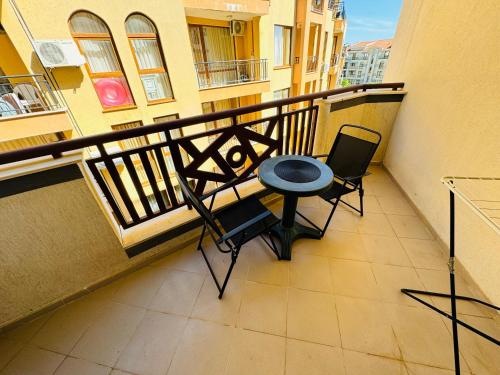 شرفة/ تراس, ROYAL PALM 84 Studio Sveti Vlas in سفيتي فلاس شرفة/ تراس, ROYAL PALM 84 Studio Sveti Vlas in سفيتي فلاس