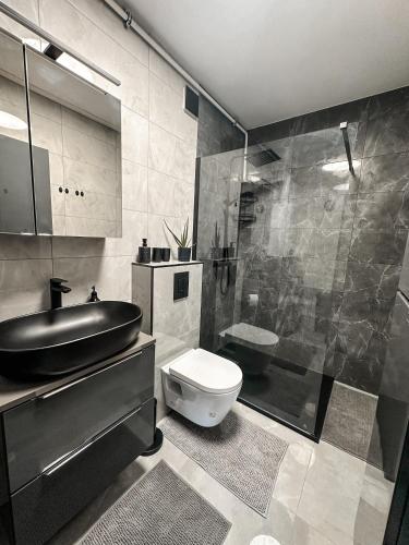 Fürdőszoba, Apartament Wierzbowy in Zabobrze Fürdőszoba, Apartament Wierzbowy in Zabobrze