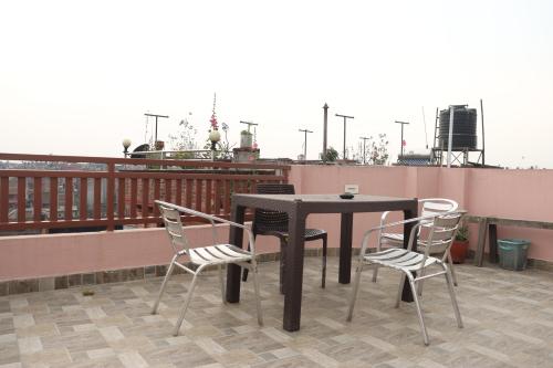 balkon/terras, Jhigu Chhen in Bhaktapur balkon/terras, Jhigu Chhen in Bhaktapur
