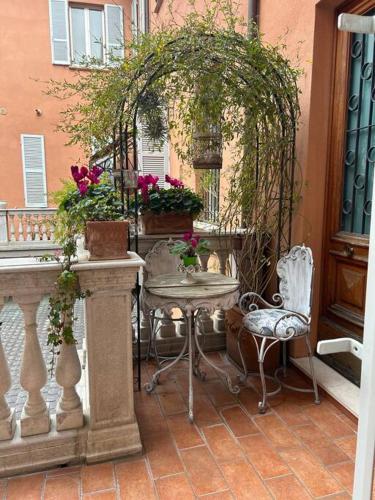 Erkély/terasz, Centro storico Residenza di charme in Rimini Erkély/terasz, Centro storico Residenza di charme in Rimini