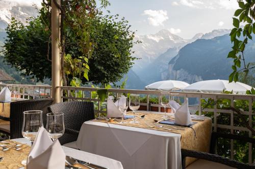 Étterem, Hotel Bellevue-Wengen in Wengen Városközpont Étterem, Hotel Bellevue-Wengen in Wengen Városközpont
