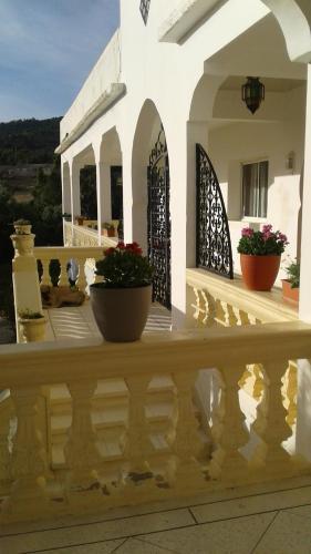 Terraza/balcón, Domaine des Sloughis in Moulay Idriss Terraza/balcón, Domaine des Sloughis in Moulay Idriss