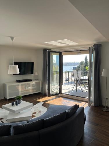 Balkong/terasse, Ferienwohnung-Domziegelhof in Schleswig Balkong/terasse, Ferienwohnung-Domziegelhof in Schleswig
