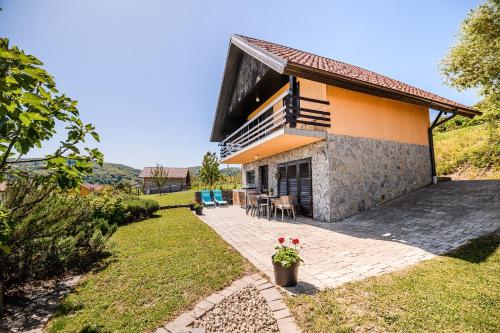 Балкон/тераса, Holiday Home Vinea View - 4 Thermal Spas Nearby in Бизелско Балкон/тераса, Holiday Home Vinea View - 4 Thermal Spas Nearby in Бизелско