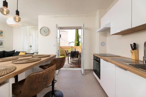 ห้องครัว, Apartment Isabella Malinska in โบโกวิซี ห้องครัว, Apartment Isabella Malinska in โบโกวิซี