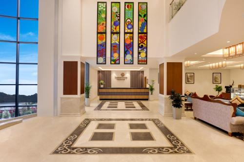Lobby, Lemon Tree Premier Buddhanilkantha Kathmandu Nepal in Kathmandu Lobby, Lemon Tree Premier Buddhanilkantha Kathmandu Nepal in Kathmandu