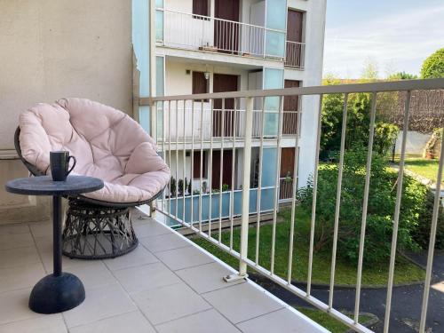 ระเบียง/ชานเรือน, Appartement dans le Parc in เมซอง ราฟิต ระเบียง/ชานเรือน, Appartement dans le Parc in เมซอง ราฟิต