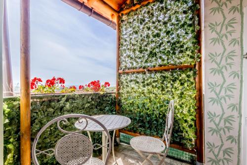 Balcony/terrace, Country Chic House in Castelnuovo Di Porto Balcony/terrace, Country Chic House in Castelnuovo Di Porto