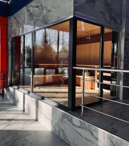 Sauna, Иссык-Куль ЦО "Karven Four Seasons" таунхаус in Kurskoe Sauna, Иссык-Куль ЦО "Karven Four Seasons" таунхаус in Kurskoe