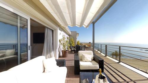 Balkon/Terrasse, Vincci Selección Aleysa in Benalmadena Zentrum Balkon/Terrasse, Vincci Selección Aleysa in Benalmadena Zentrum