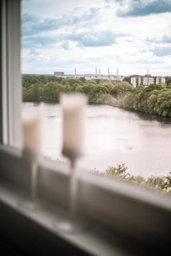 Kilátás, Apartment am neuen Teich -Balkon- 4 Personen -Waschmaschine in Nordstadt Kilátás, Apartment am neuen Teich -Balkon- 4 Personen -Waschmaschine in Nordstadt