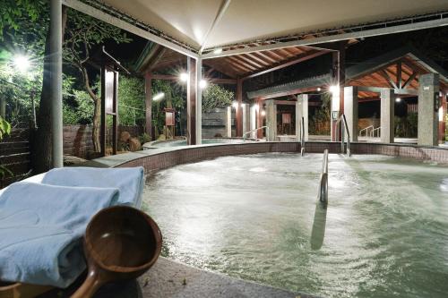 Open air bath, Hoya Hot Springs Resort, Guanziling in Baihe District Open air bath, Hoya Hot Springs Resort, Guanziling in Baihe District