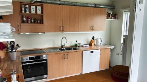 Kitchen, Skipalaekur Guesthouse in Egilsstadir Kitchen, Skipalaekur Guesthouse in Egilsstadir