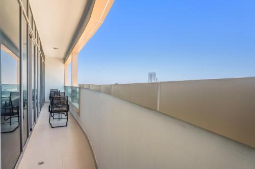 Balcony/terrace, Silkhaus Chic 2 BDR Near Reem Mall in Al Mafraq Balcony/terrace, Silkhaus Chic 2 BDR Near Reem Mall in Al Mafraq