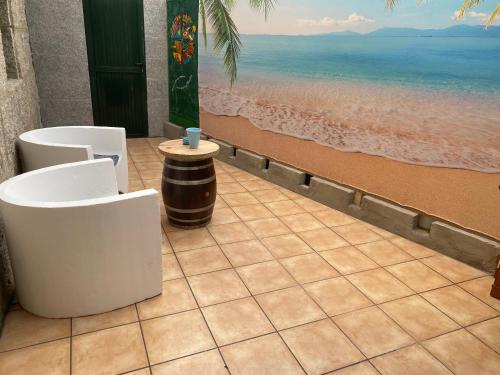 Erkély/terasz, BYP in Ribadumia Erkély/terasz, BYP in Ribadumia