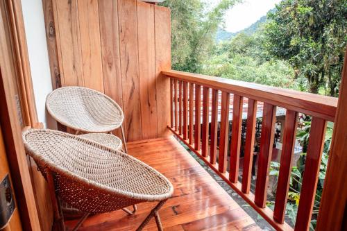 Erkély/terasz, La Casa de Cecilia Mindo in Mindo Erkély/terasz, La Casa de Cecilia Mindo in Mindo