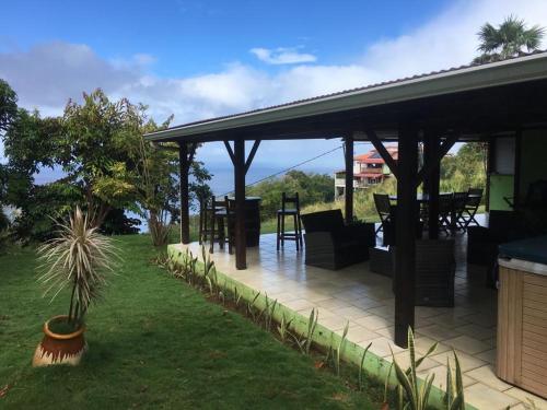 puutarha, Villa Du Petit Paradis in Le Carbet puutarha, Villa Du Petit Paradis in Le Carbet