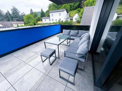 Balcony/terrace, LUXUS-PENTHOUSE mit Weitblick uber Graz in Seiersberg Balcony/terrace, LUXUS-PENTHOUSE mit Weitblick uber Graz in Seiersberg