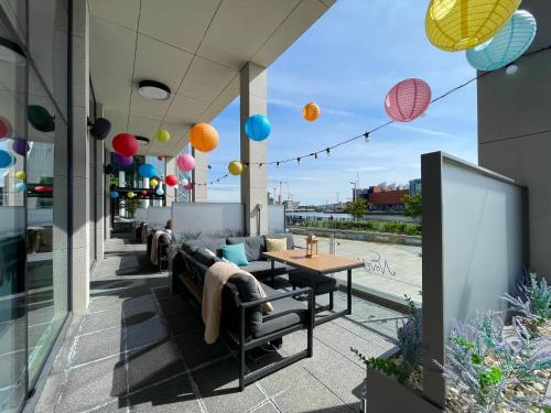 ระเบียง/ชานเรือน, เอซี โฮเทล เบลฟาสต์ (AC Hotel Belfast) in เซเลอร์ทาวน์ ระเบียง/ชานเรือน, เอซี โฮเทล เบลฟาสต์ (AC Hotel Belfast) in เซเลอร์ทาวน์