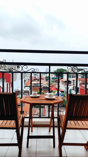 Balcony/terrace, Hanoi Prime Center Hotel in Hanoi Balcony/terrace, Hanoi Prime Center Hotel in Hanoi
