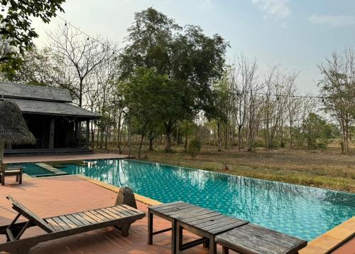 Swimming pool, Karina Resort Chiang Mai in Sankampaeng Swimming pool, Karina Resort Chiang Mai in Sankampaeng