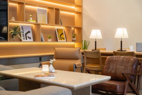 Shared lounge/TV area, HOMES Stay G-valley Gasan in Guro Shared lounge/TV area, HOMES Stay G-valley Gasan in Guro