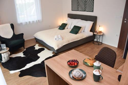 客室内ベッド, Silentium Premium Apartman Sárvár (Silentium Premium Apartman Sarvar) in ペトゥーフィ シャンドル ラコテレプ 客室内ベッド, Silentium Premium Apartman Sárvár (Silentium Premium Apartman Sarvar) in ペトゥーフィ シャンドル ラコテレプ