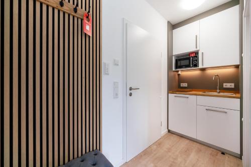廚房, SmartLiving Boardinghouse Bielefeld - 24h Check In in 萬樂 廚房, SmartLiving Boardinghouse Bielefeld - 24h Check In in 萬樂