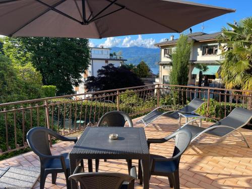 Erkély/terasz, Villa Vittoria in Stresa Erkély/terasz, Villa Vittoria in Stresa