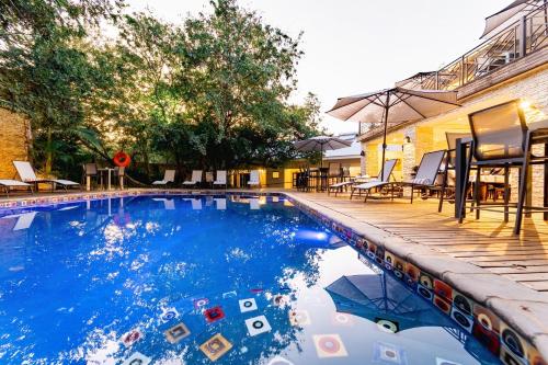 游泳池, Nkosi Guest Lodge in 维多利亚瀑布 游泳池, Nkosi Guest Lodge in 维多利亚瀑布