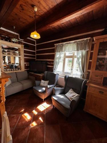 Shared lounge/TV area, Roubenka Volsky Dul in Harrachov Shared lounge/TV area, Roubenka Volsky Dul in Harrachov