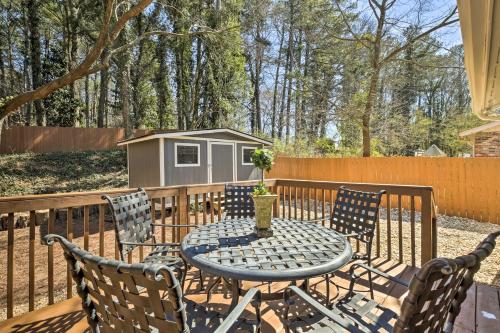 Fire Pit and Deck Atlanta Home about 8 Mi to Dwtn! in Collier Heights Fire Pit and Deck Atlanta Home about 8 Mi to Dwtn! in Collier Heights