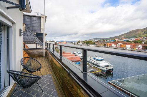 Балкон/тераса, Magic Hotel Kløverhuset in Берген Балкон/тераса, Magic Hotel Kløverhuset in Берген