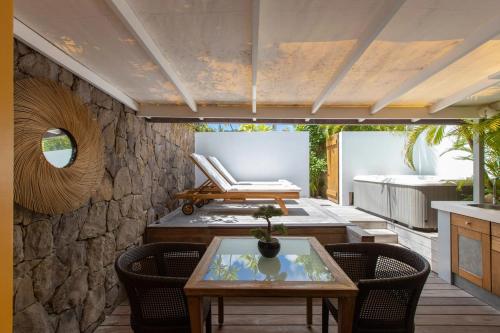 balkon/taras, Charming bungalow in Saint Barthélemy with shared pool (Charming bungalow in Saint Barthelemy with shared pool) in Gustavia balkon/taras, Charming bungalow in Saint Barthélemy with shared pool (Charming bungalow in Saint Barthelemy with shared pool) in Gustavia