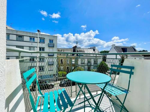 Erkély/terasz, Les Alizés - Balcon - Climatisation (Les Alizes - Balcon - Climatisation) in Lorient Erkély/terasz, Les Alizés - Balcon - Climatisation (Les Alizes - Balcon - Climatisation) in Lorient