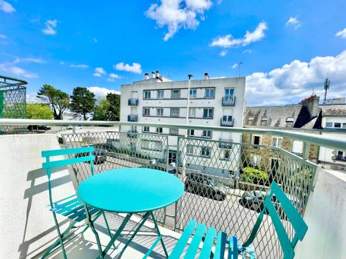 Erkély/terasz, Les Alizés - Balcon - Climatisation (Les Alizes - Balcon - Climatisation) in Lorient Erkély/terasz, Les Alizés - Balcon - Climatisation (Les Alizes - Balcon - Climatisation) in Lorient