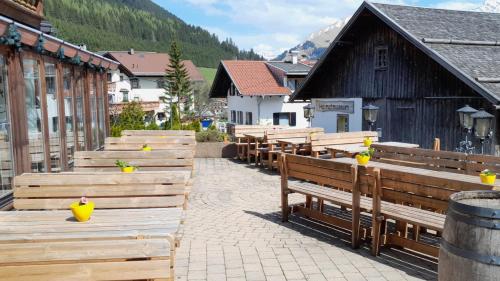 Erkély/terasz, Hotel Edelweiẞ garni in Berwang Erkély/terasz, Hotel Edelweiẞ garni in Berwang