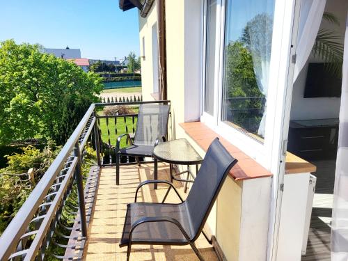 Erkély/terasz, Dom na Błękitnej (Dom na Blekitnej) in Karwienskie Bloto Drugie Erkély/terasz, Dom na Błękitnej (Dom na Blekitnej) in Karwienskie Bloto Drugie