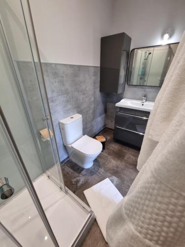 Bathroom, La Maison Lourego BLEUET in Hauterives Bathroom, La Maison Lourego BLEUET in Hauterives