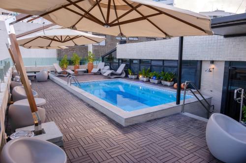 Uitzicht, Marante Plaza Hotel in Recife Uitzicht, Marante Plaza Hotel in Recife